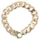 9ct Yellow Gold Curb Bracelet 9.5"