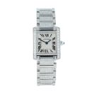 Cartier Custom Tank Francaise Pre Owned Watch Ref 2384