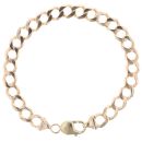9ct Yellow Gold Curb Bracelet 9.5"