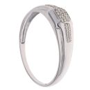 9ct White Gold 0.10ct Brilliant Cut Diamond Cluster Ring
