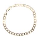9ct Yellow Gold Curb Bracelet 8.5"