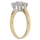 18ct Yellow Gold 1.50ct Brilliant Cut Diamond Cluster Ring