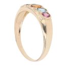 9ct Yellow Gold Amethyst Topaz Citrine and Peridot Ring