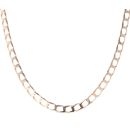 9ct Yellow Gold Square Curb Chain 20"