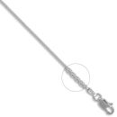 18ct White Gold Spiga Chain