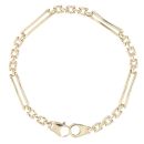 9ct Yellow Gold Fancy Bracelet 7.5"