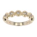 9ct Yellow Gold Diamond Eternity Ring by Anya Belle