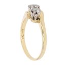 18ct Yellow Gold 0.50ct Brilliant Cut Diamond Trilogy Ring