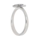 18ct White Gold 0.25ct Diamond Heart Ring