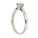 9ct White Gold 0.50ct Brilliant Cut Diamond Solitaire Ring