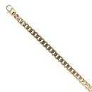 9ct Yellow Gold Curb Bracelet 8.5"