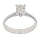 18ct White Gold Brilliant Cut 0.60ct Diamond Solitaire Ring