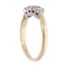 18ct Yellow Gold 0.33ct Diamond Four Stone Ring