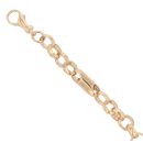 9ct Yellow Gold Fancy Belcher Bracelet 9"