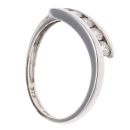 9ct White Gold 0.25ct Diamond Five Stone Ring