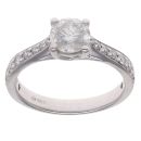 18ct White Gold 1.40ct Brilliant Cut Diamond Solitaire Ring