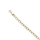 9ct Yellow Gold Curb Bracelet 8"