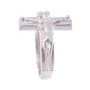 Silver Crucifix Ring by Icesia