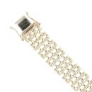 9ct Yellow Gold Watch Strap Bracelet 7"