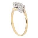 18ct Yellow Gold 1.20ct Brilliant Cut Diamond Trilogy Ring