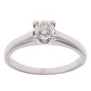 18ct White Gold 0.50ct Brilliant Cut Diamond Solitaire Ring