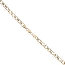 9ct Yellow Double Link Gold Curb Chain 20"