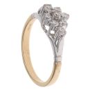 18ct Yellow Gold 0.50ct Brilliant Cut Diamond Cluster Ring