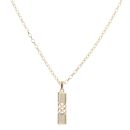 9ct Yellow Gold Celtic Pendant And Chain 16"