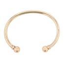 9ct Yellow Gold Solid Torque Bangle