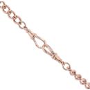 9ct Rose Gold Alber T-Bar Chain 20"