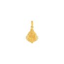 22ct Yellow Gold Seated Lakshmi Pendant
