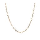 9ct Yellow Gold Oval Belcher Chain 20"