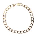 9ct Yellow Gold Curb Bracelet 9"