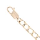 9ct Yellow Gold Curb Bracelet 9"