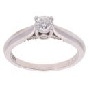 18ct White Gold 0.40ct Diamond Solitaire Ring