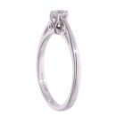 9ct White Gold 0.25ct Diamond Solitaire Ring
