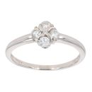 18ct White Gold 0.33ct Diamond Cluster Ring