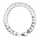 Silver Curb Bracelet 8.5" By Icesia
