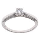 18ct White Gold 0.40ct Brilliant Cut Diamond Solitaire Ring