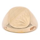 9ct Yellow Gold Patterned Signet Ring