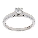 9ct White Gold 0.37ct Diamond Solitaire Ring