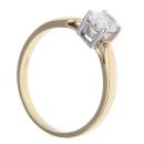 18ct Yellow Gold 0.50ct Oval Cut Diamond Solitaire Ring