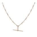 9ct Yellow Gold Fancy T-Bar Chain 16"