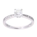 18ct White Gold 0.75ct Diamond Solitaire Ring