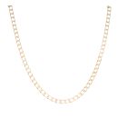 9ct Yellow Gold Square Link Curb Chain 18"