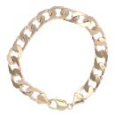 9ct Yellow Gold Curb Bracelet 8"