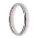 18ct White Gold Wedding Band 4mm