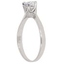 9ct White Gold Cubic Zirconia Single Stone Ring