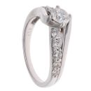 18ct White Gold 1.00ct Brilliant Cut Diamond Solitaire Ring