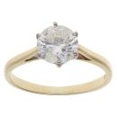 18ct Yellow Gold 1.50ct Diamond Solitaire Ring